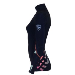 верх женского комбинезона Rossignol W Infini Compression Race Top тёмно-синий